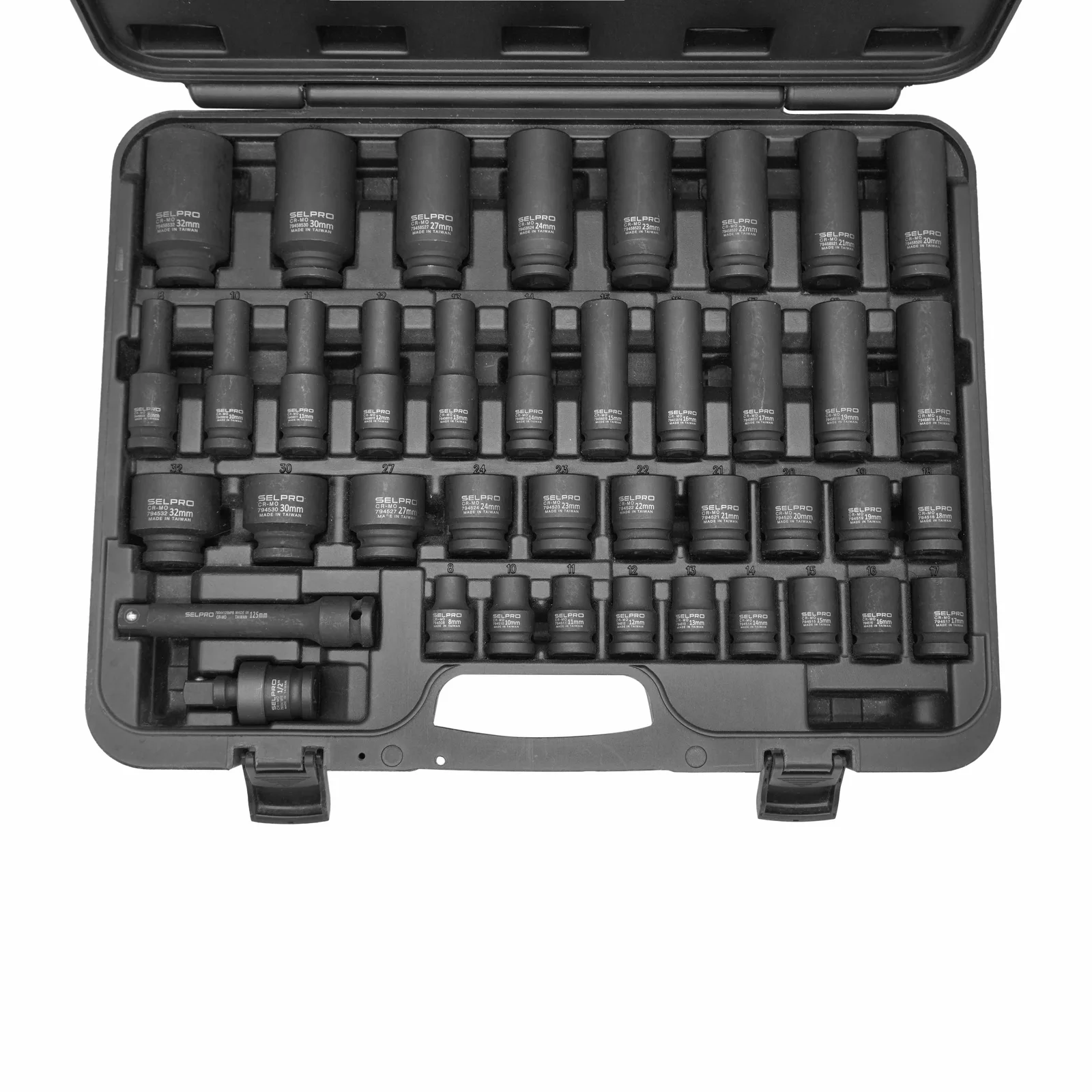 جعبه بکس 1/2 درایو مشکی کوتاه و بلند 40 عددی SELPRO 794540