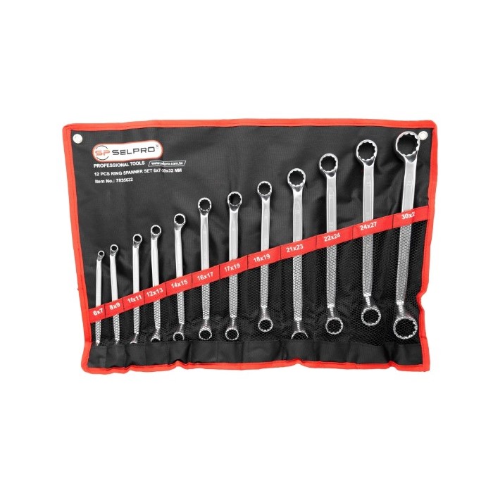 ست 12 عددی آچار دو سر رینگی سلپرو Selpro7835632 سایز 6-32