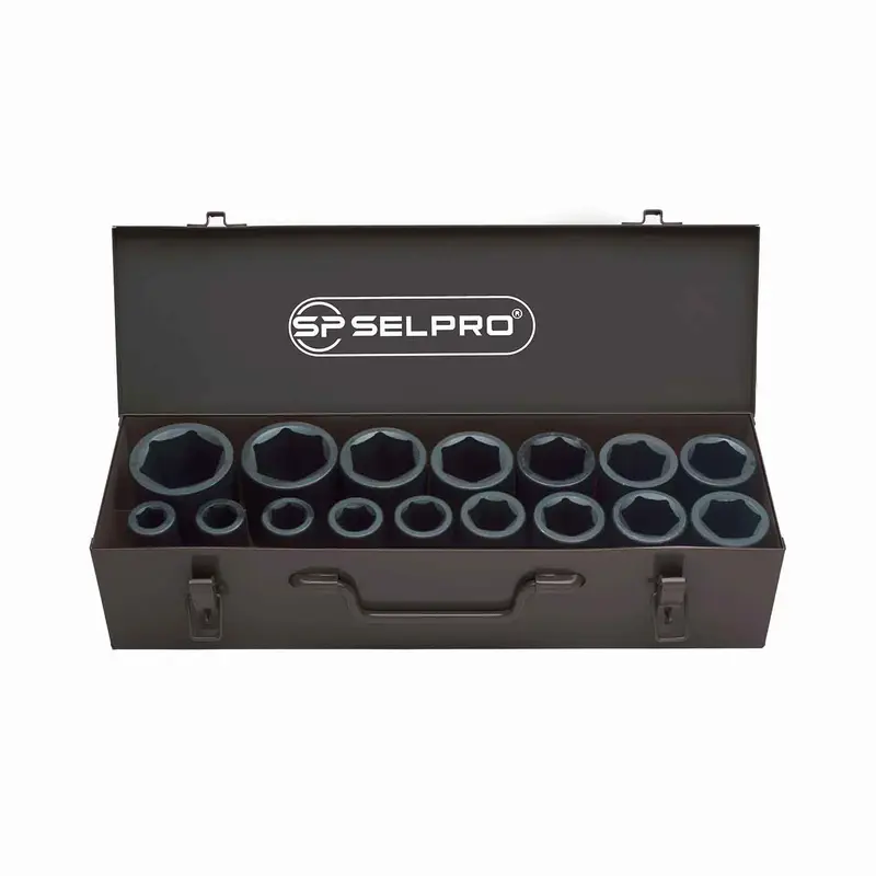 جعبه بکس مشکی بلند 16 عددی 3/4 درایو سلپرو SElPRO 796516DS