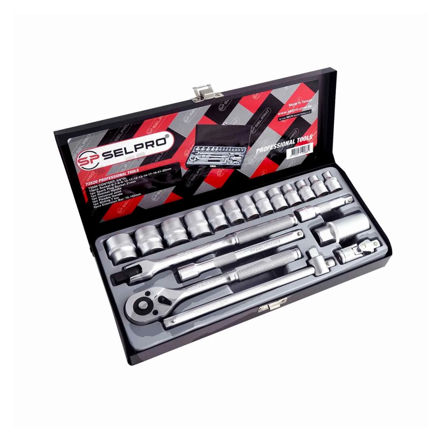 جعبه بکس 20 عددی 3/8 درایو سلپرو 73520