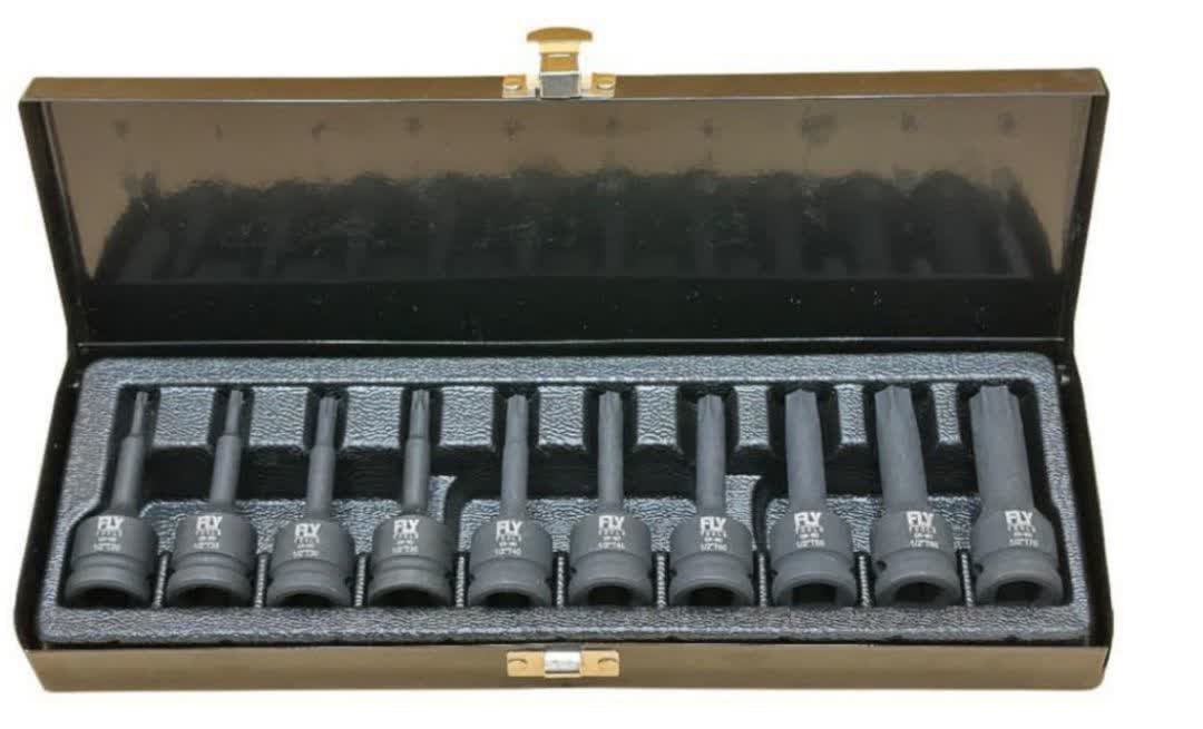جعبه آلن بکسی 1/2 درایو ستاره ای فشارقوی FLYTOOLS (T20-T70)