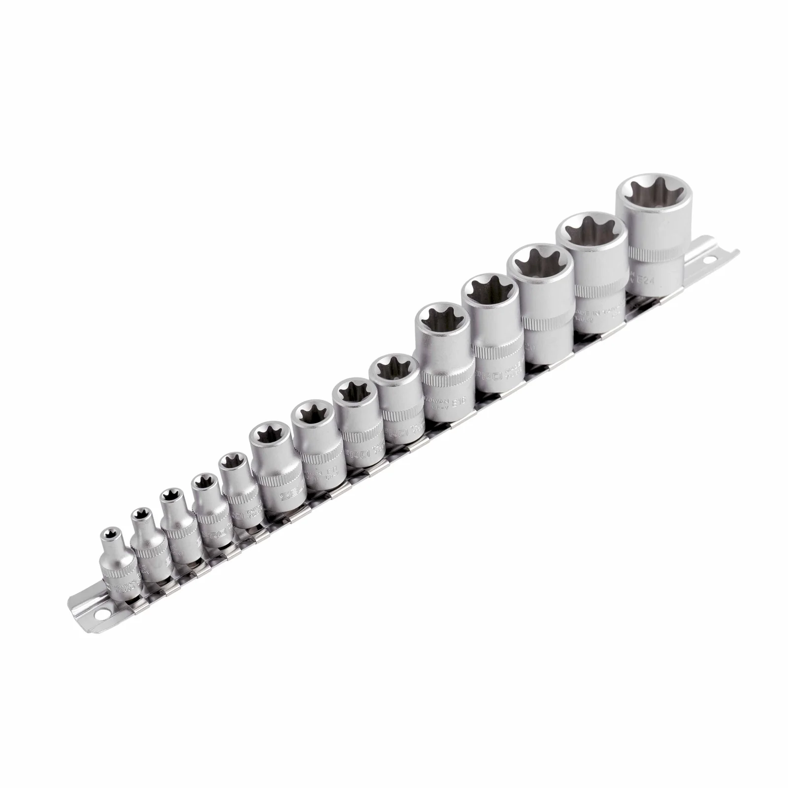 ریل بکس ستاره ای 1/2 و 3/8 و 1/4 درایو 14عددی (E4-E24) SELPRO 74614