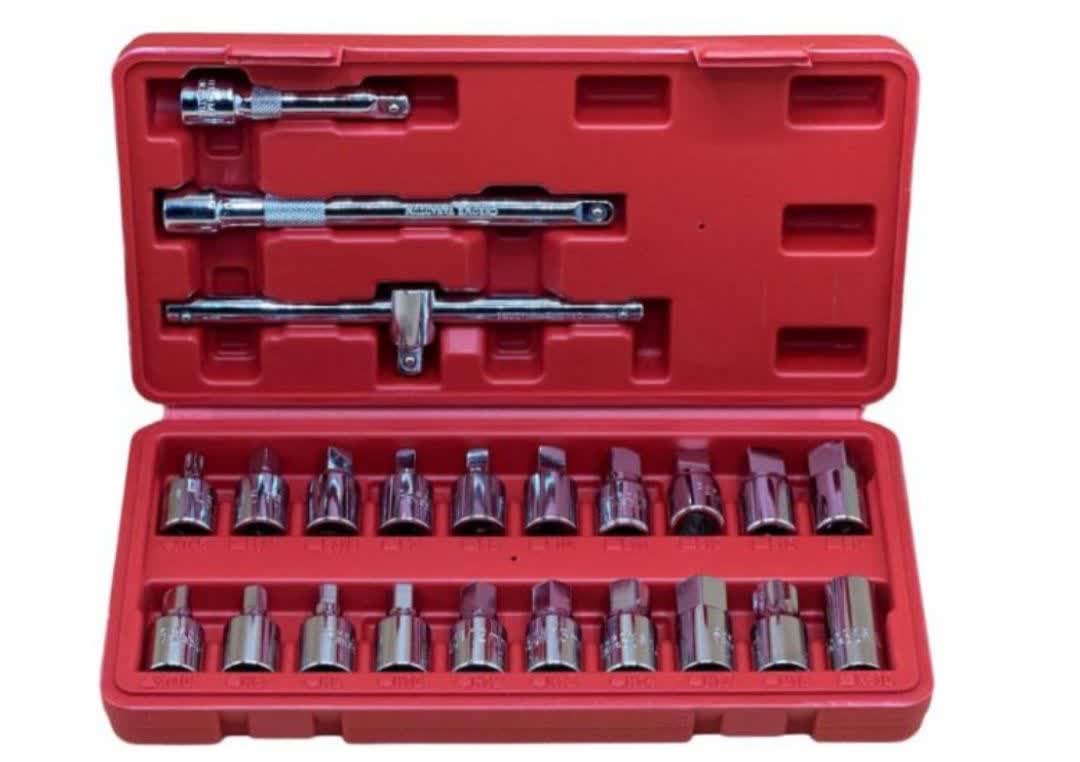 جعبه آلن بکسی 3/8 درایو کارتر چهارگوش (23عددی) FLYTOOLS