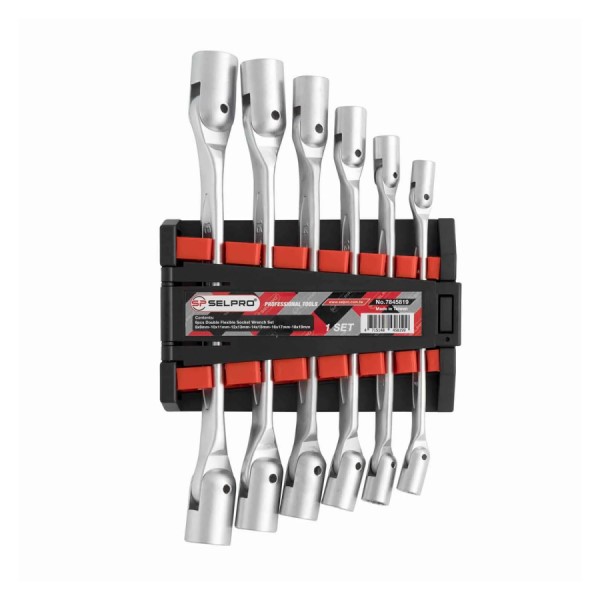 ست 6 عددی آچار دو سر بکسی سلپرو Selpro7845819 سایز 8-19